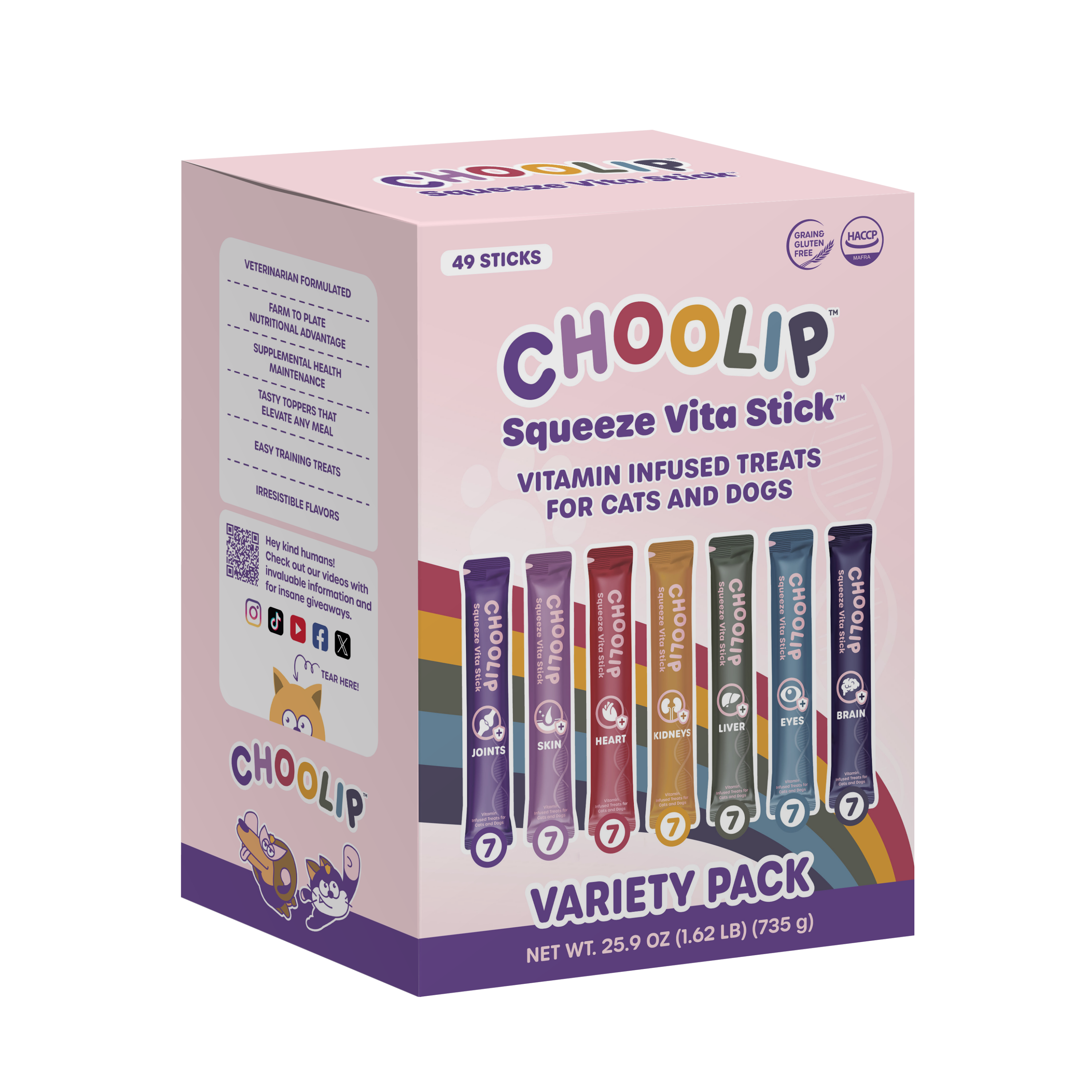 A Dog Trainer's Honest Review of Choolip Squeeze Vita Sticks (49-Stick Variety Box)