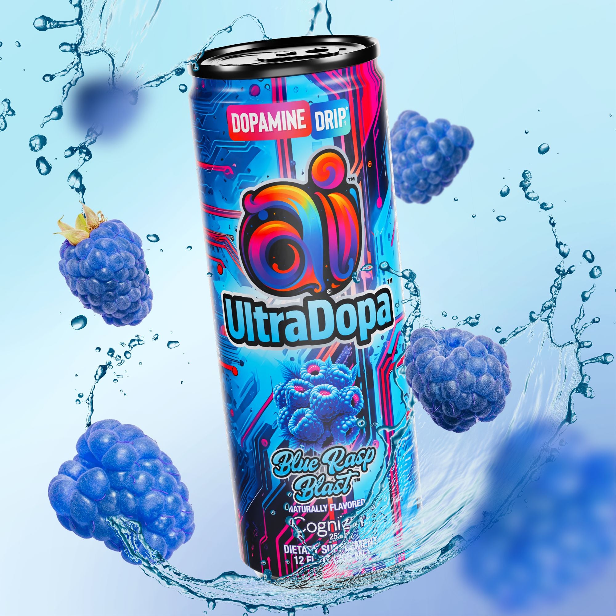 Ai UltraDopa Blue Rasp Blast Review: Sugar-Free Nootropic Energy Drink Tested