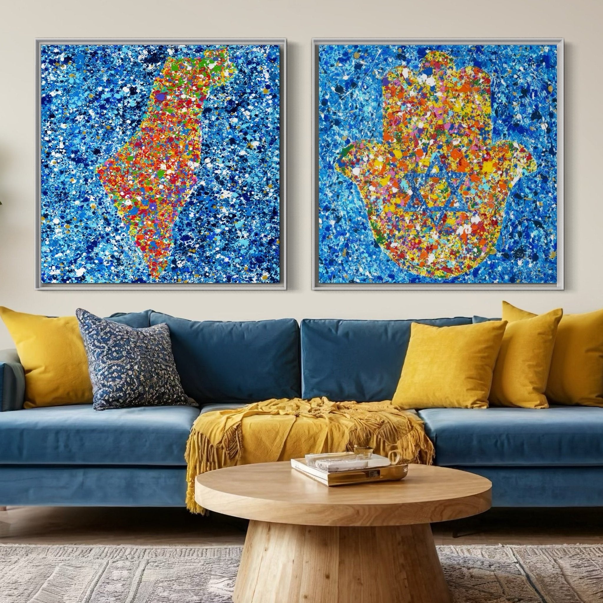 Albert Levi "Israel Hamsa" Canvas Art Review: A Symbolic Wall Piece With a Personal Backstory