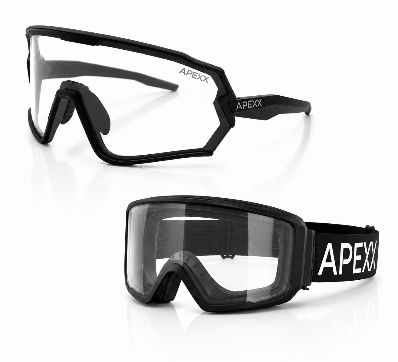 APEXX LGND Glasses &amp; Goggles Bundle Review: One Magnetic Lens System for Every Ride