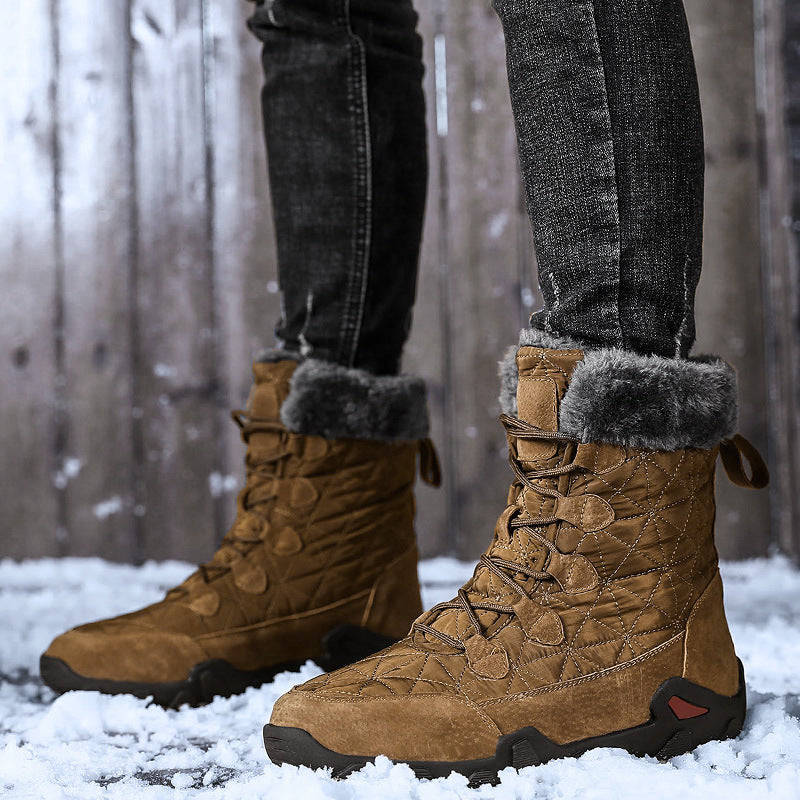 AULEMEN Aule Wolf Snow Boots Review: Lace-Up Winter Boots with Velvet Lining