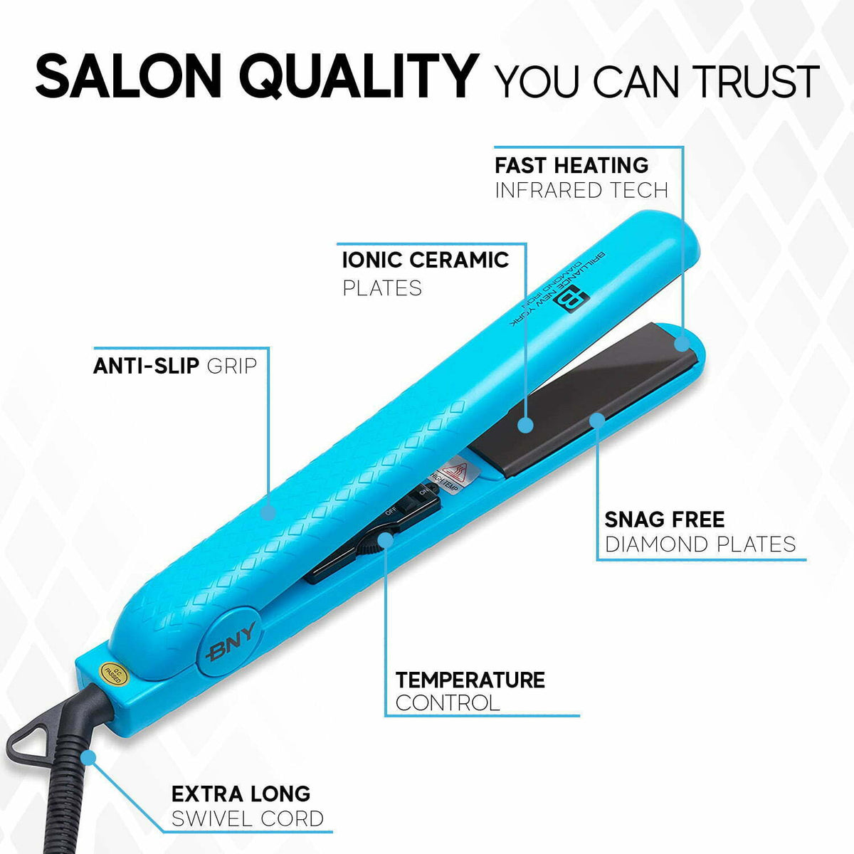Brilliance New York Ceramic Flat Iron Review: 1.25" Smooth Pro Straightener