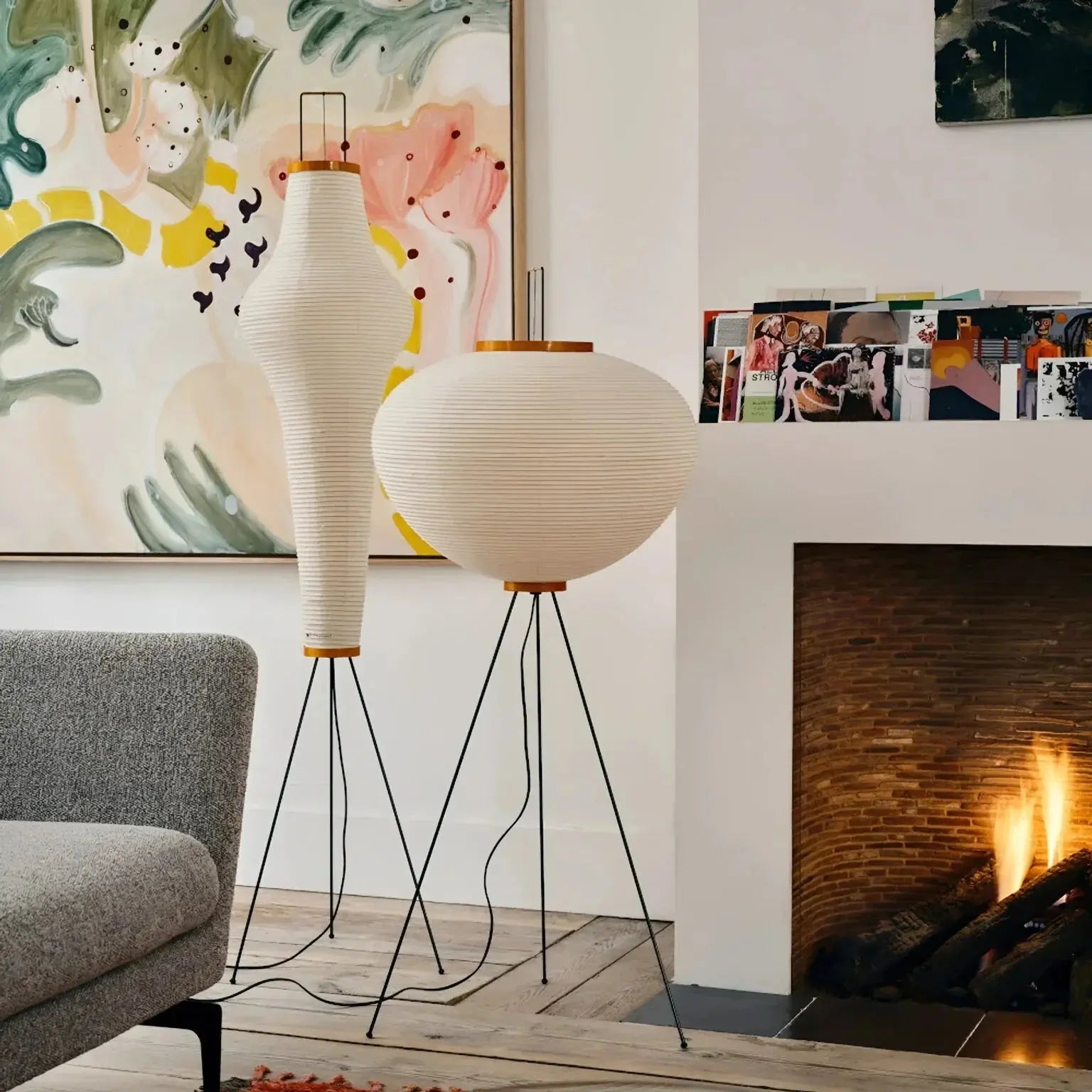 Captains Bamboo Akari Paper Ceiling Lamp Review: Noguchi-Style Washi Lighting Tested