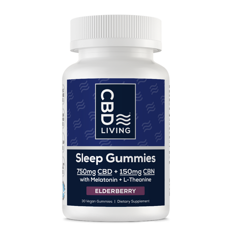 CBD Living CBD+CBN Sleep Gummies (Elderberry) Review: My New Wind-Down Routine