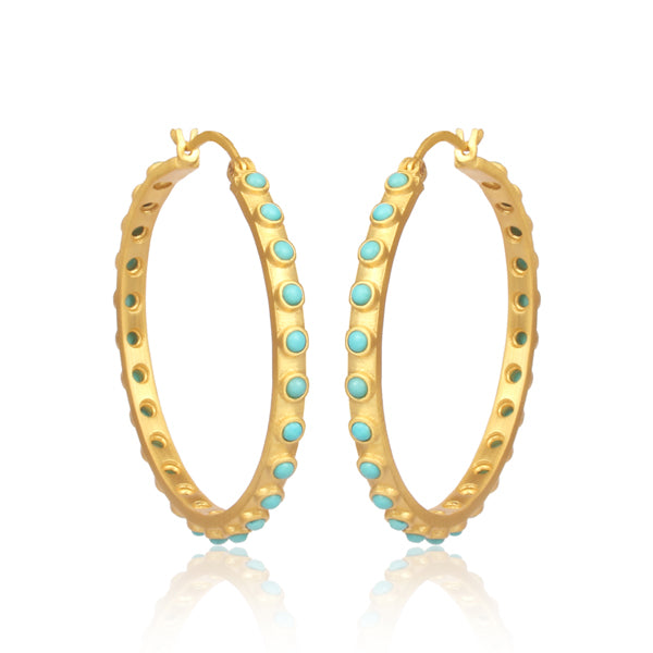 Christina Greene Turquoise Hoop Earrings Review