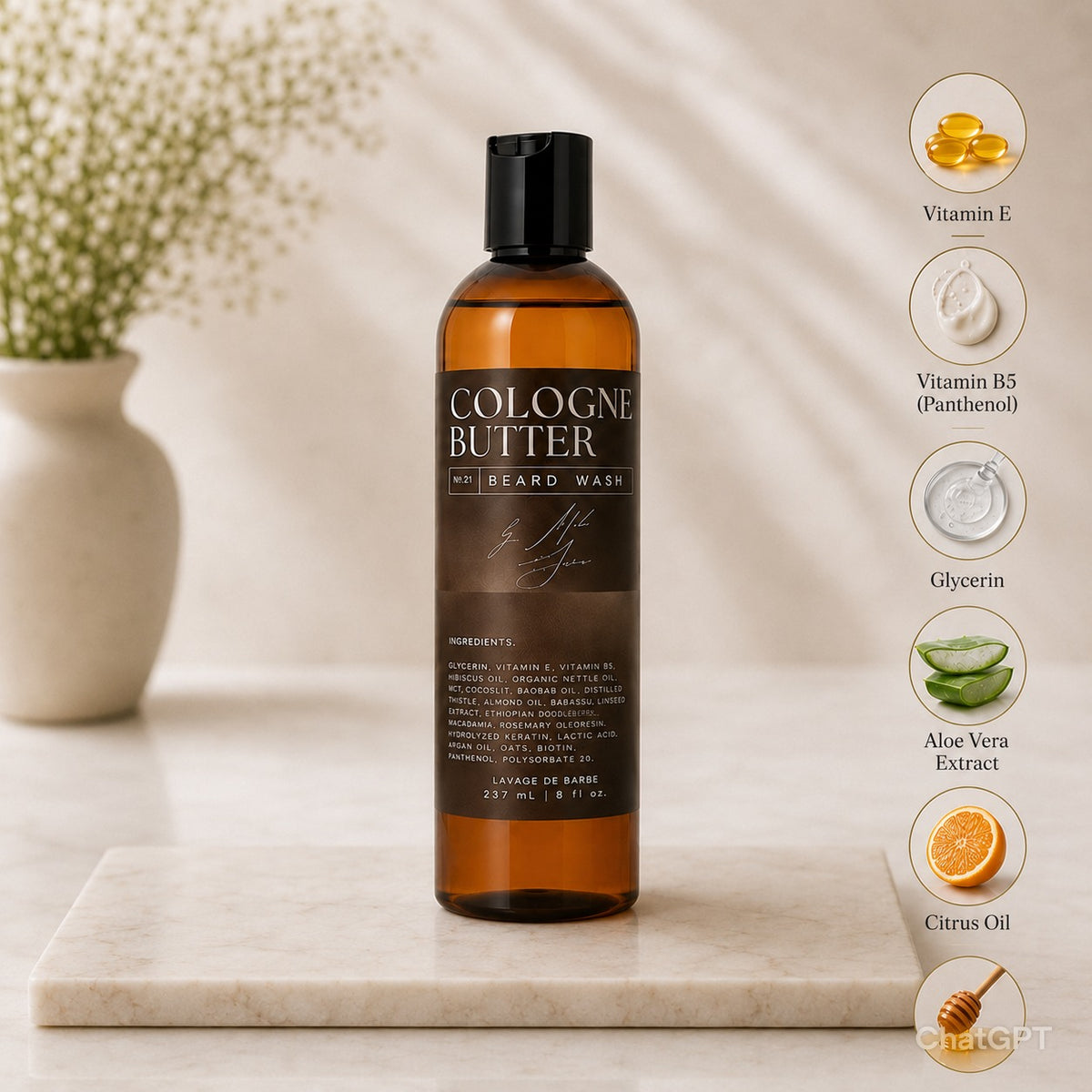 Colognebutter Beard Wash Unscented Review: A Fragrance-Free Base Wash for Layering Oils