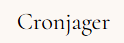 Cronjager logo