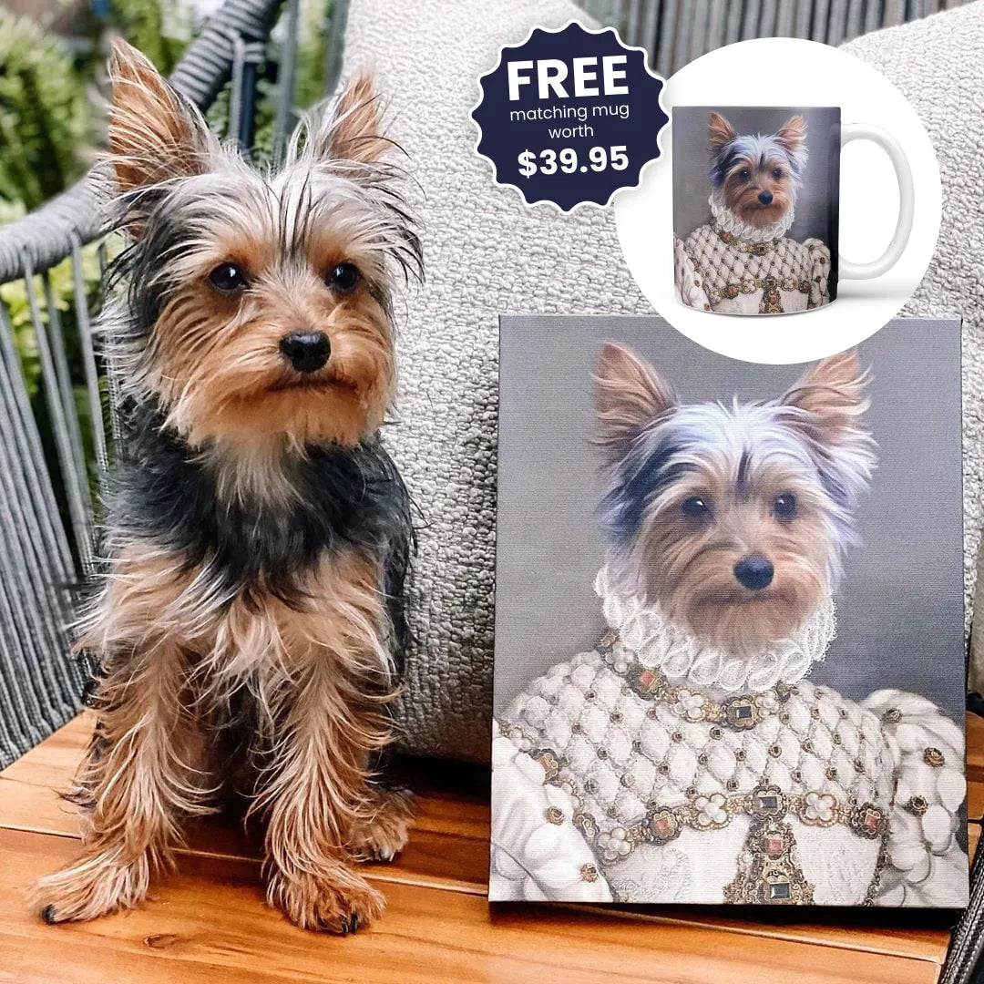 Crown & Paw Princess Custom Pet Canvas Review: The Portrait That Made Me Cry a Little