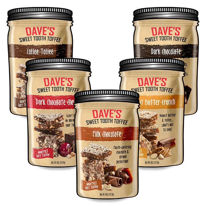 Dave's Sweet Tooth Toffee Pouch Collection Review (2026): I Tried All 5 Flavors So You Don't Have To