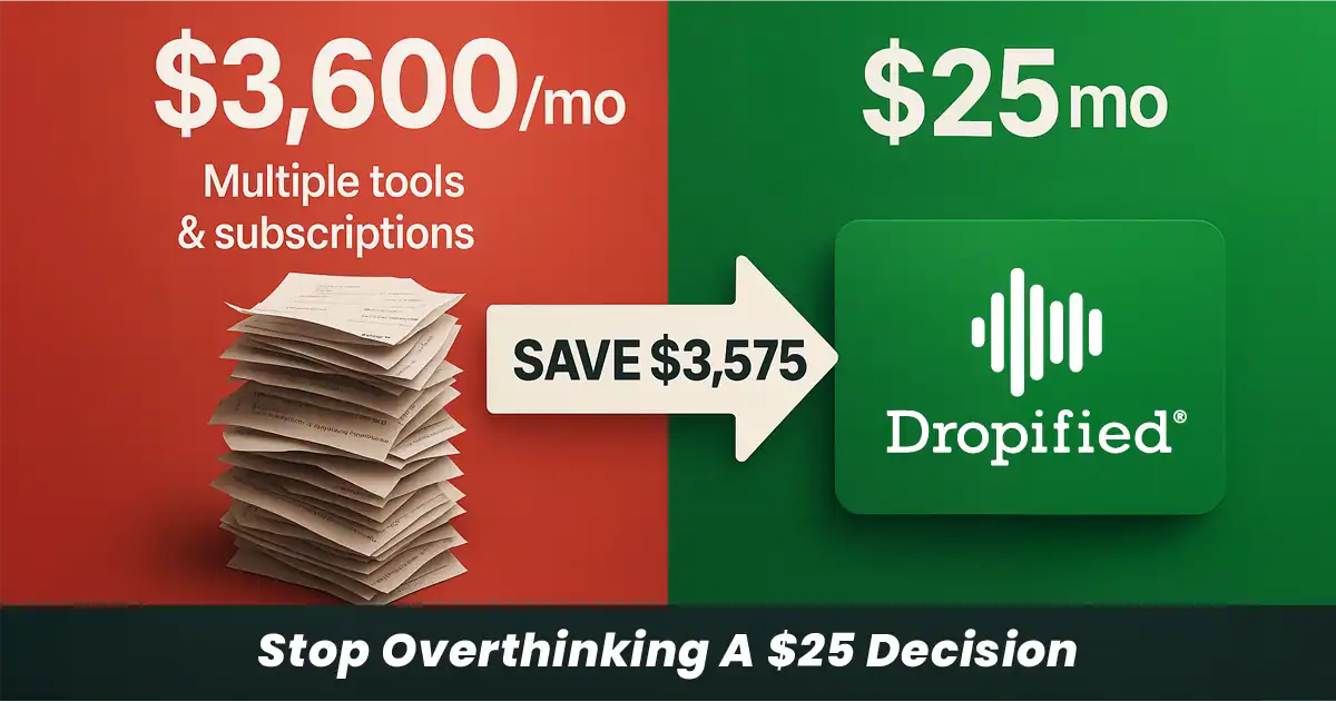 Dropified Review (2026): Is This AI Dropshipping Automation Platform Worth It (From $1 Trial, $41.66/mo)?