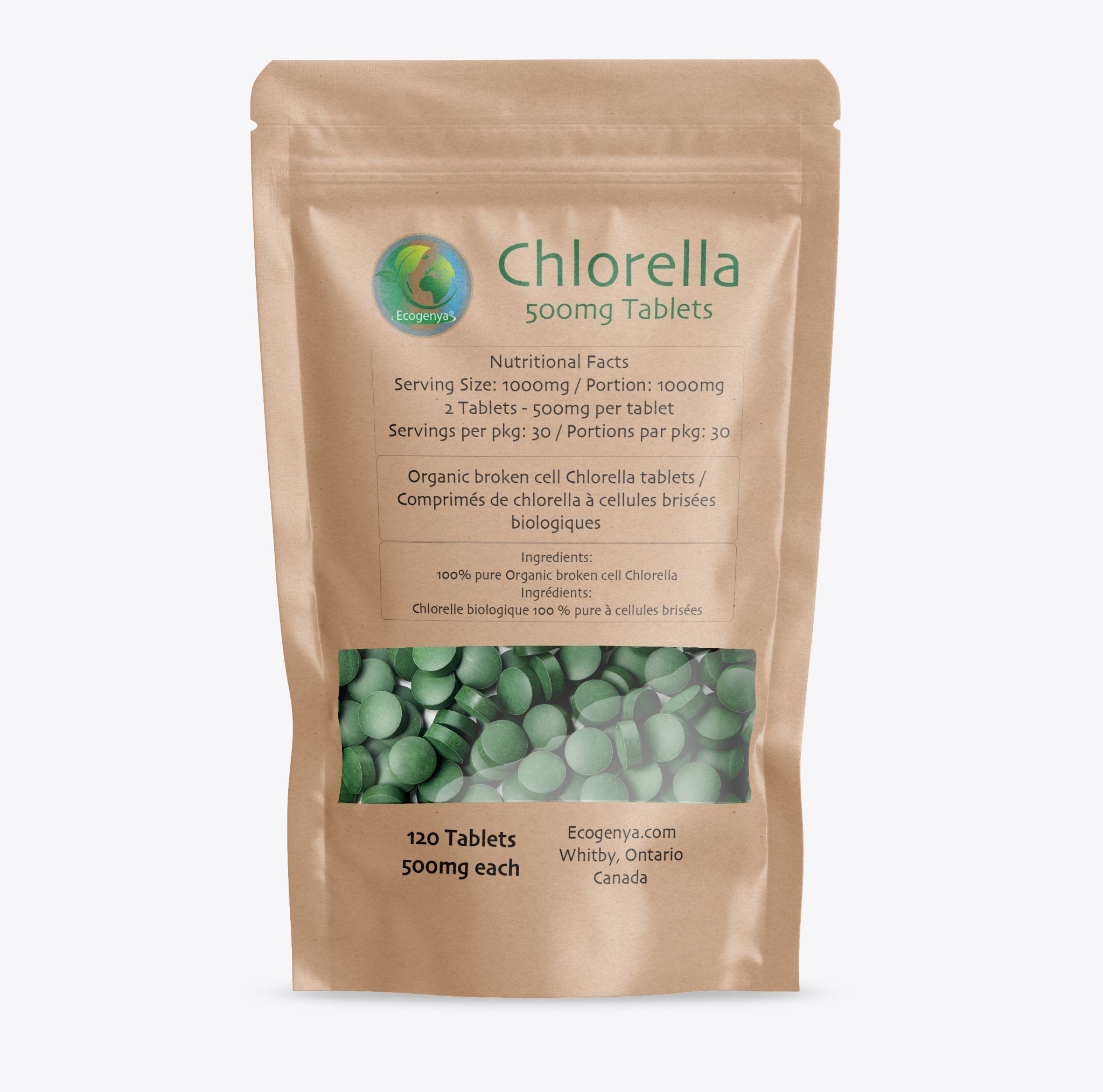 Ecogenya Organic Broken Cell Chlorella Tablets Review