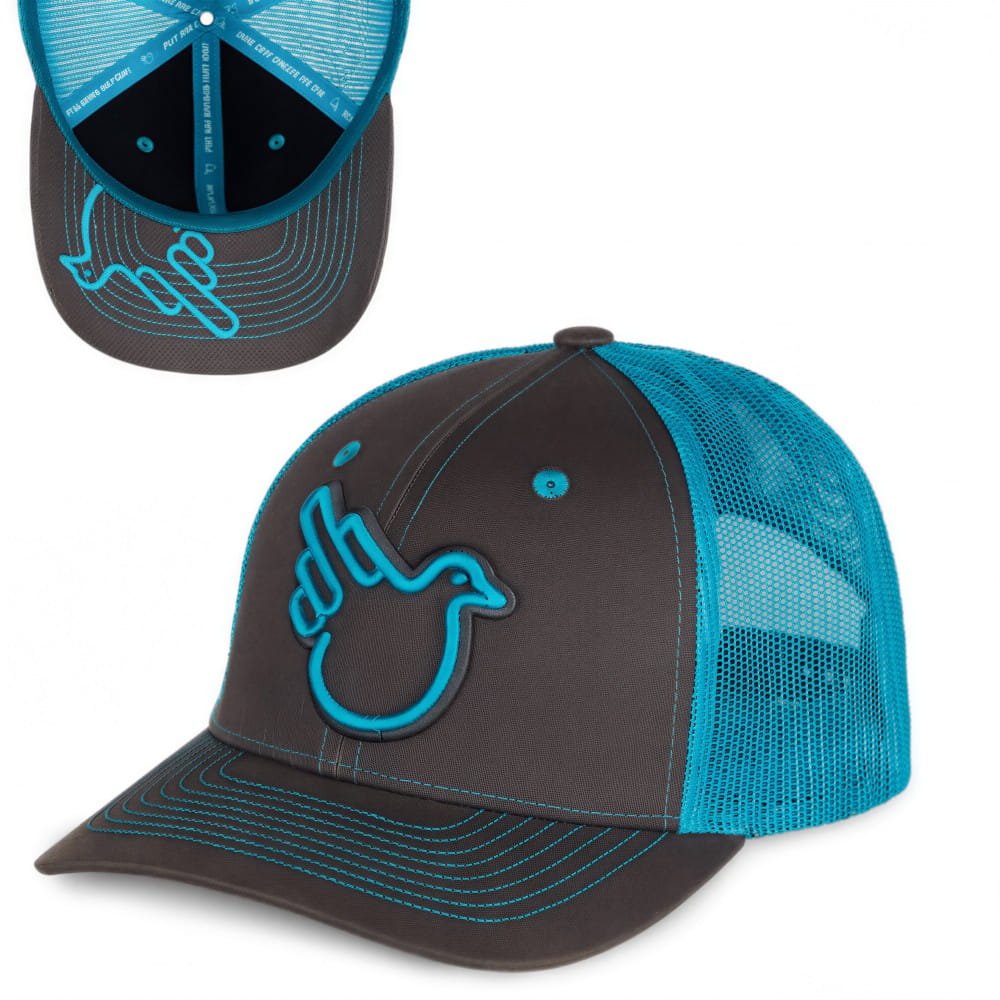 Effing Gear Real Man Blue Double Bird Trucker Hat Review: Novelty Headwear With Attitude