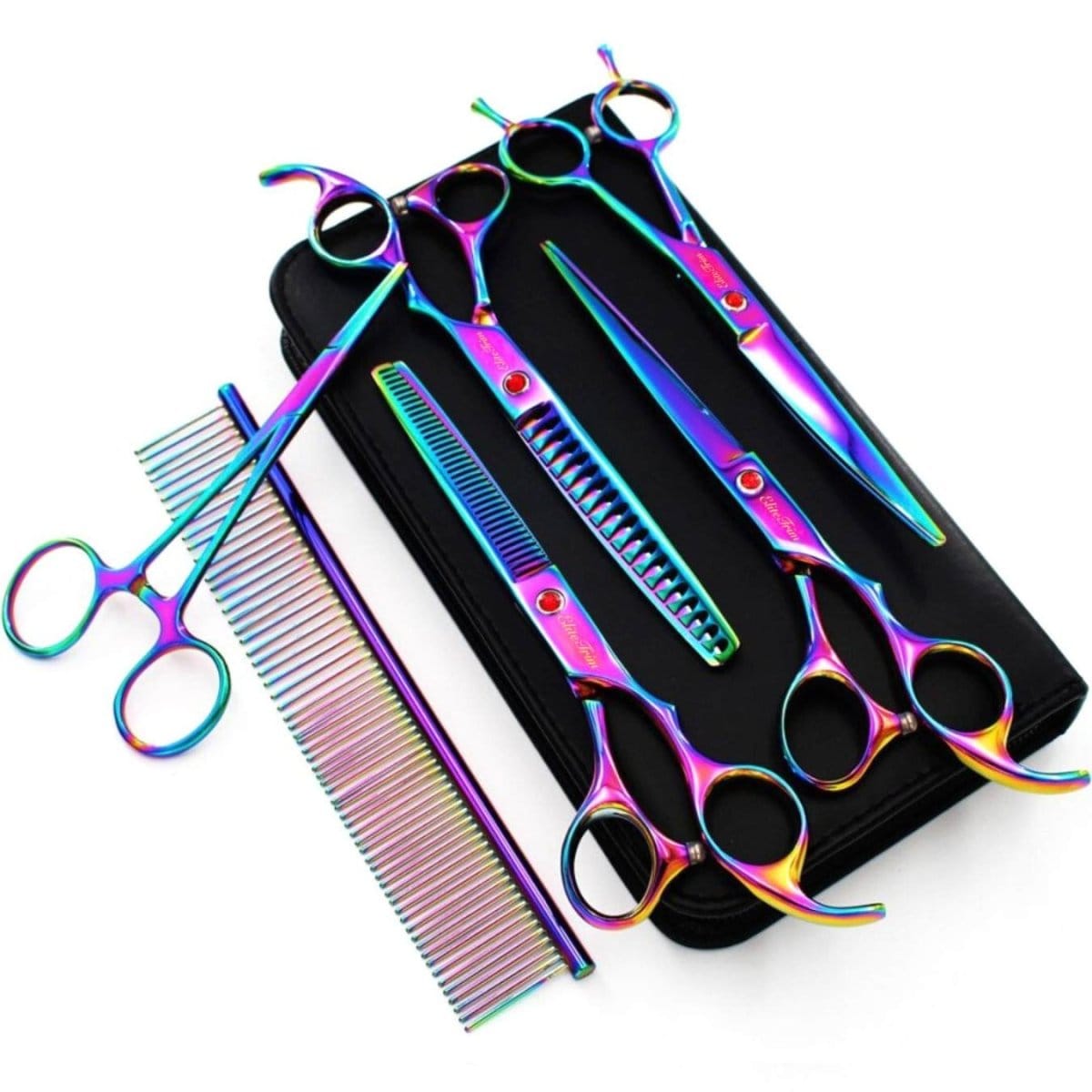 EliteTrim 6-in-1 Dog Grooming Scissors Kit Review: Japanese Steel Set for Groomers