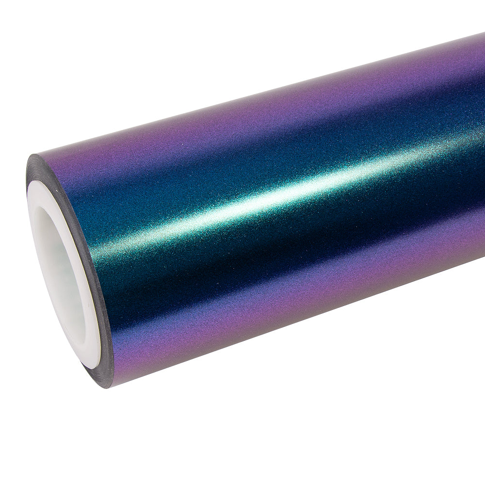 EOWRAP Satin Metallic Diamond Purple Blue Vinyl Wrap Review