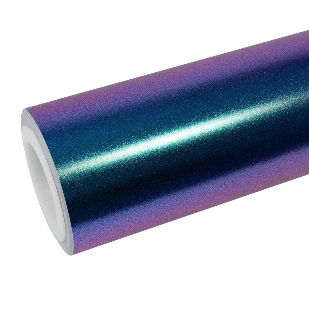 EOWRAP Satin Metallic Diamond Purple Blue Vinyl Wrap Review