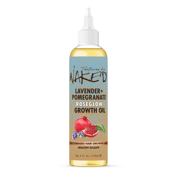 Essations Textures By Naked RoseGlow Growth Oil Review: Lavender + Pomegranate Scalp Care