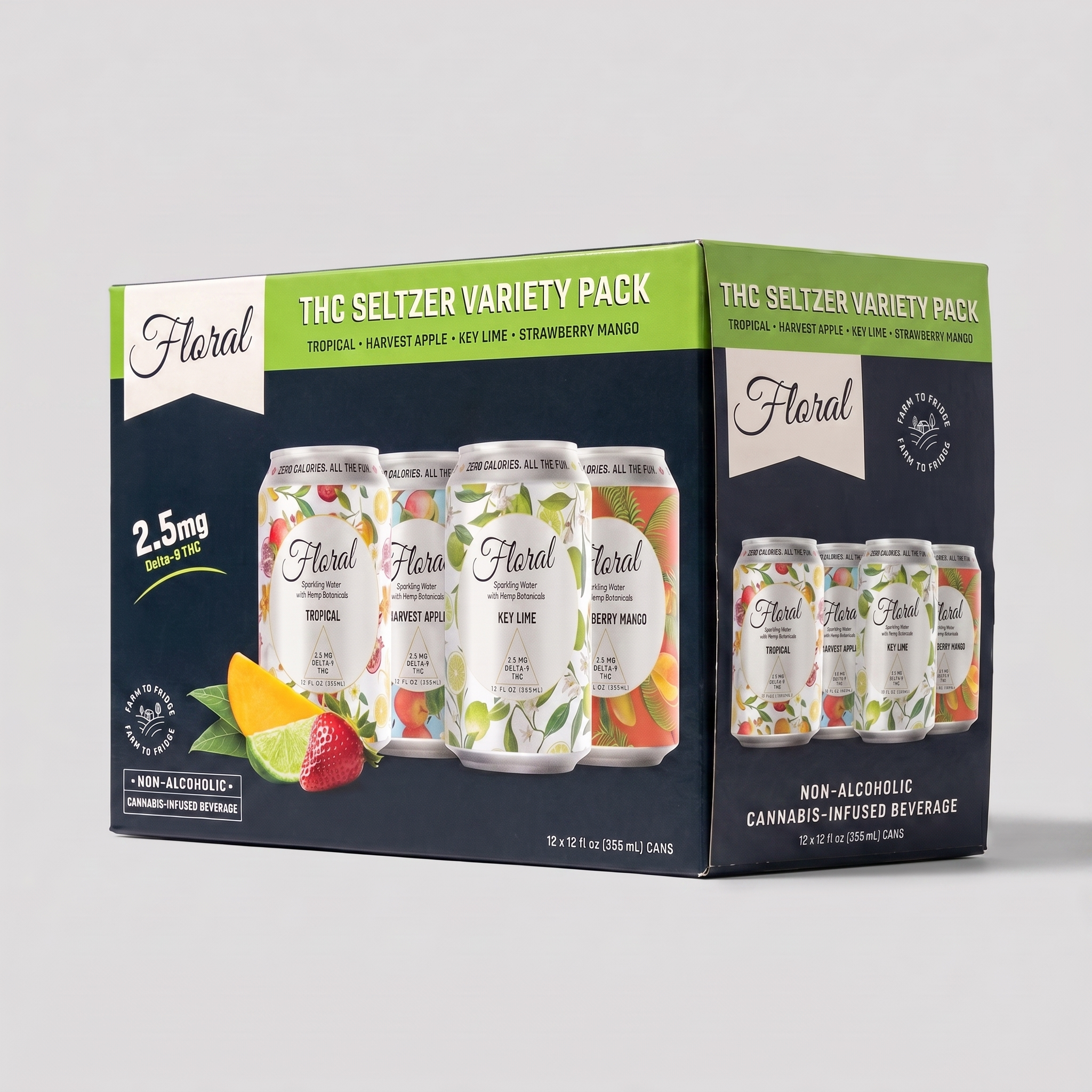 Floral 12-Can THC Seltzer Variety Pack Review: A Low-Dose Sampler Worth Trying