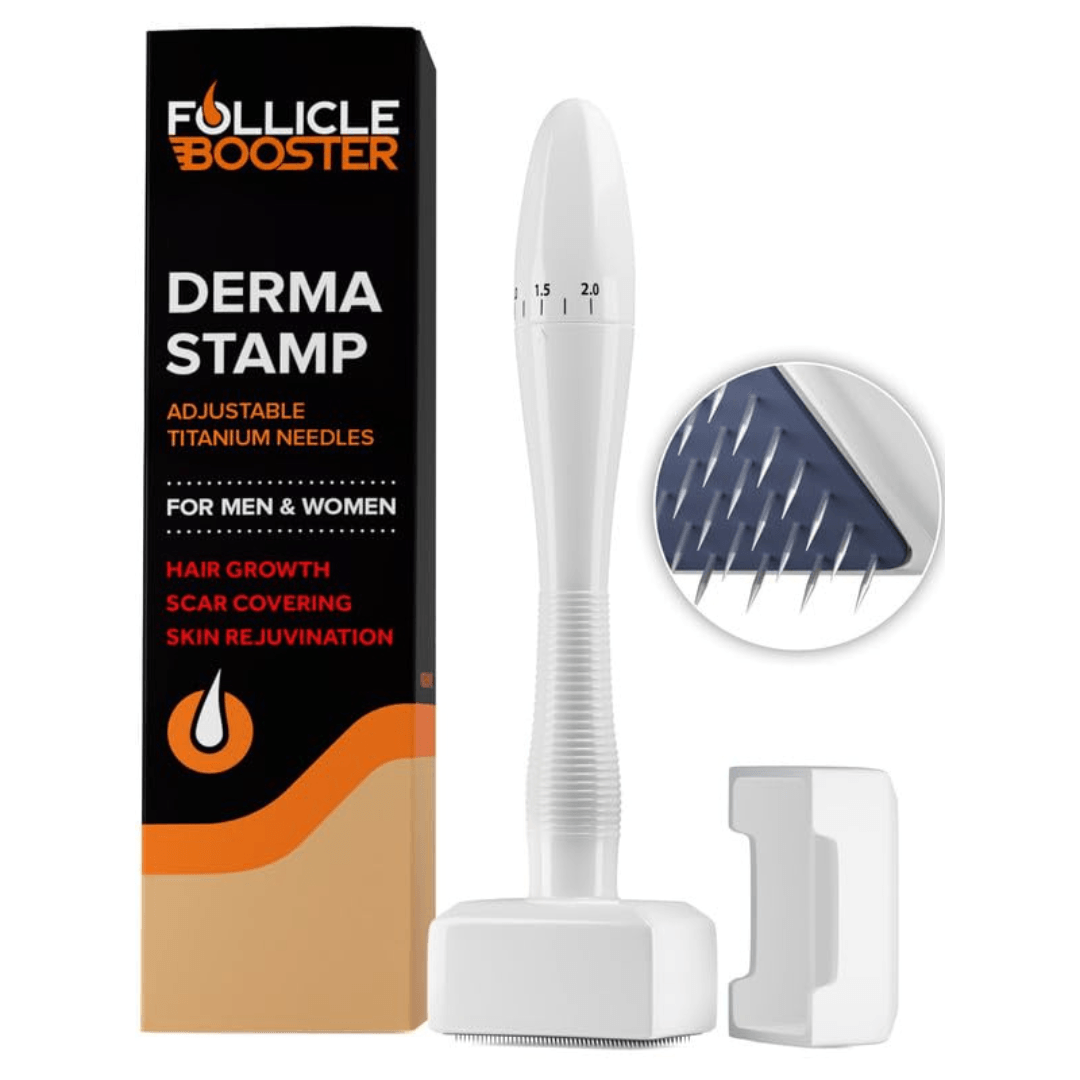 Folliclebooster Adjustable Derma Stamp Review: Does Microneedling at Home Work?