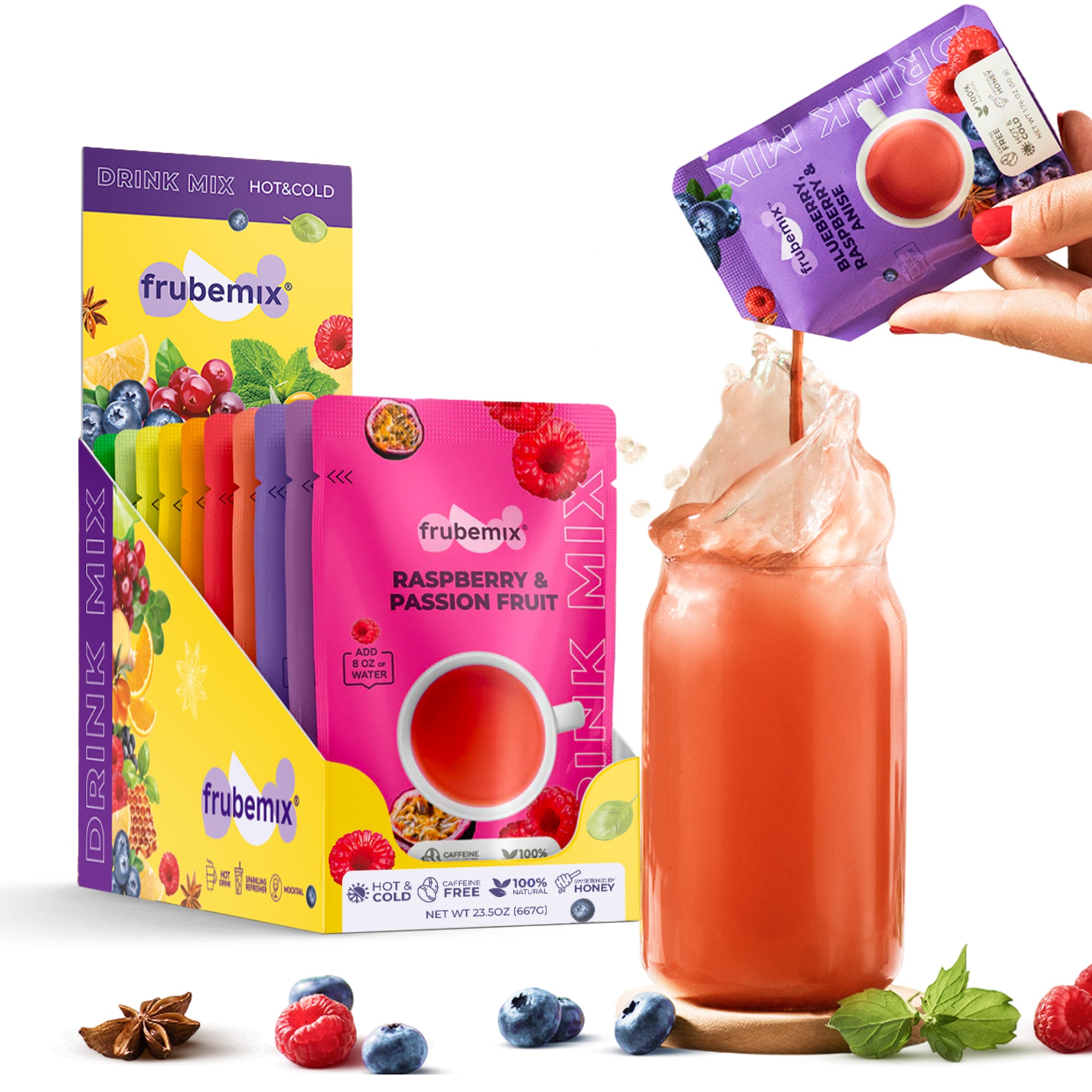 Frubemix Variety Pack Review: A Honey-Sweetened Fruit Purée Drink Mix