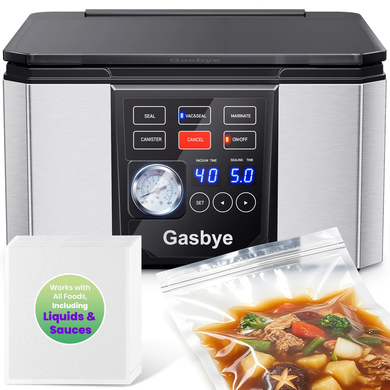Gasbye Chamber Vacuum Sealer Review: Restaurant-Grade Sealing for Liquids and Meats
