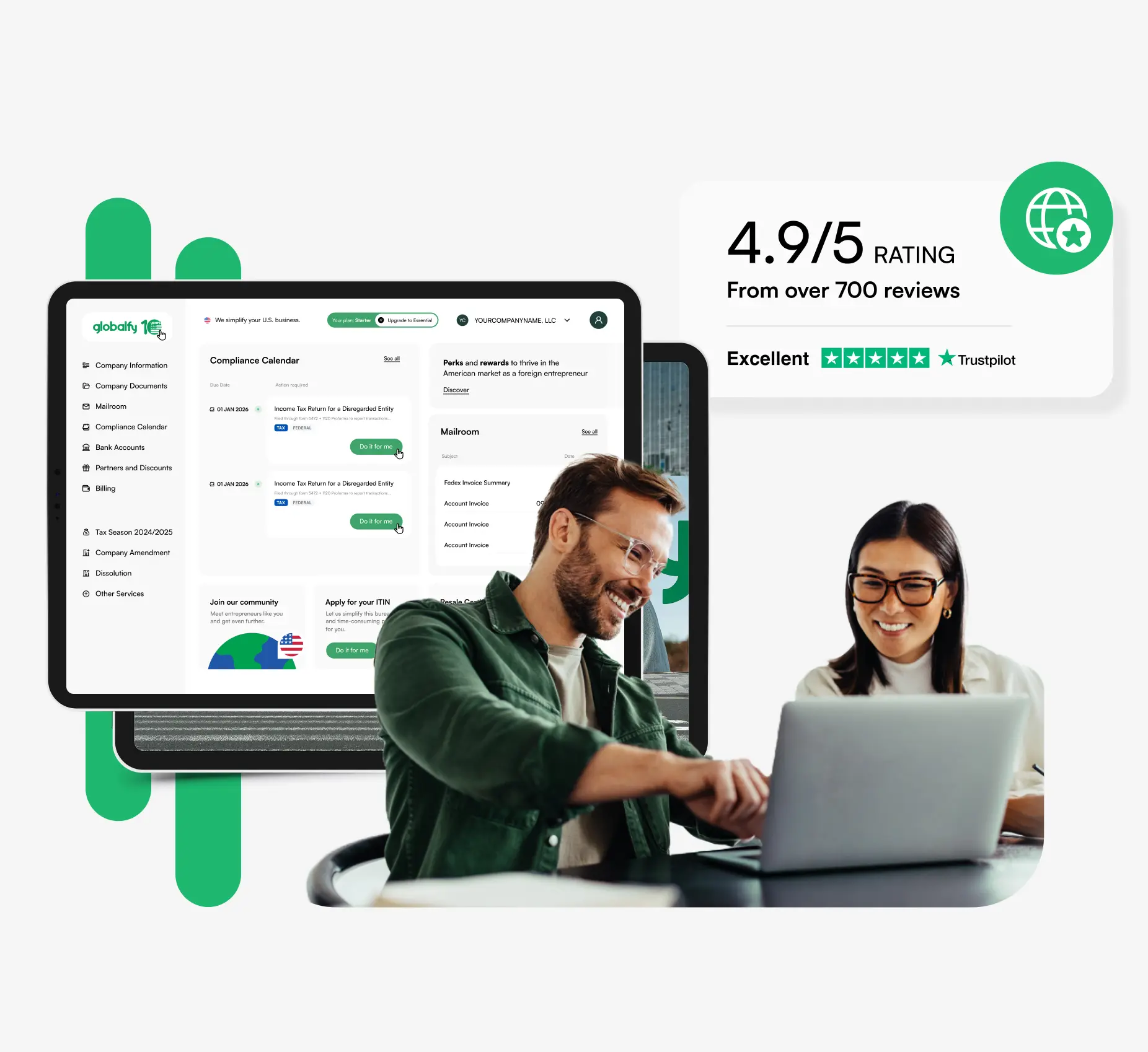Globalfy Review 2026: Open a US Company With No SSN or US Residency?