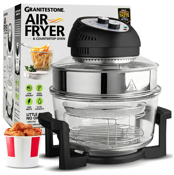 Granitestone Glass Air Fryer XL Review: Crispy Fries, Basically No Oil