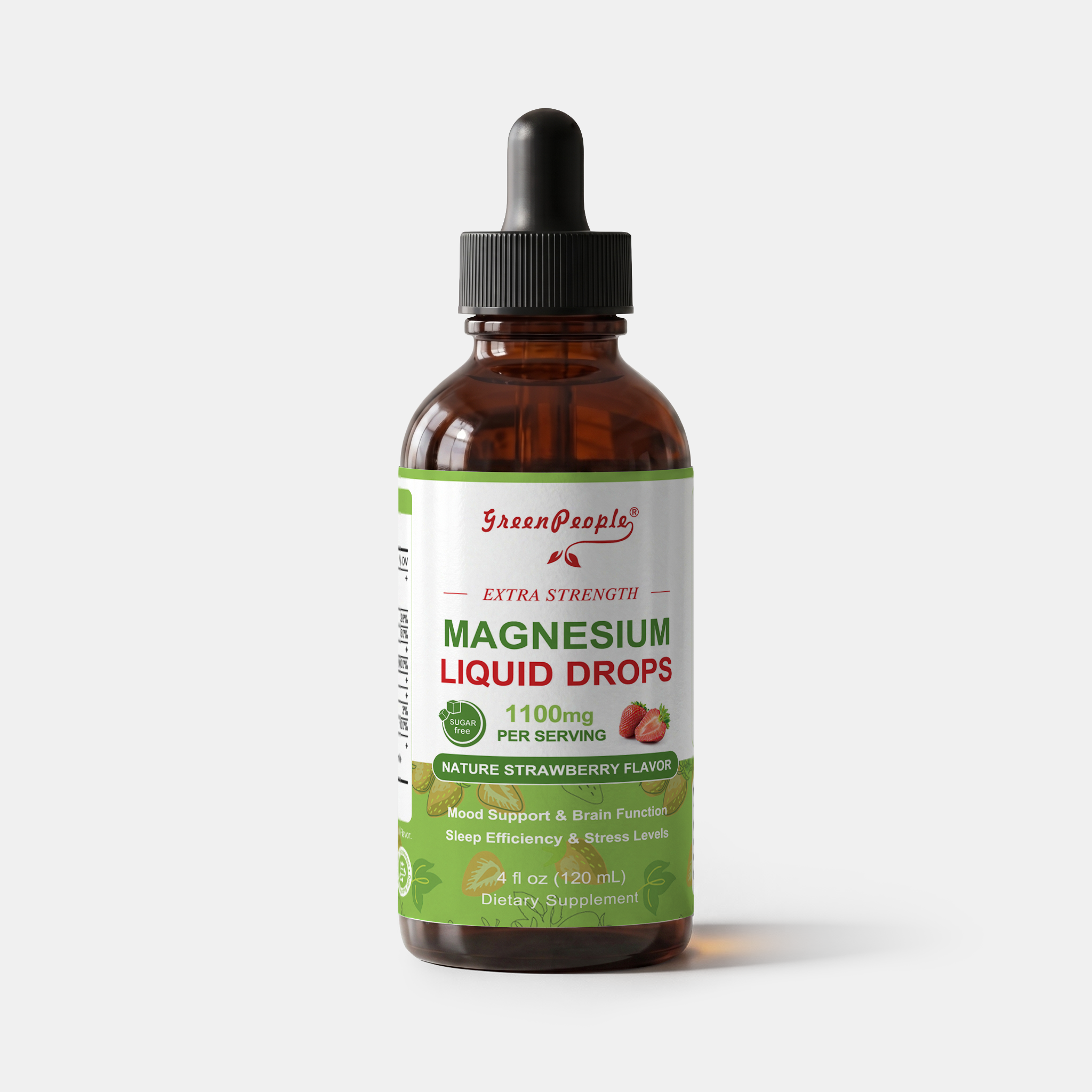 GreenPeople Triple Magnesium Complex Drops Review: Strawberry Flavor