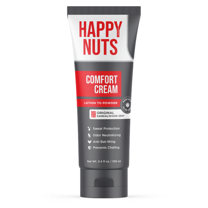Happy Nuts Comfort Cream Review: Lotion-to-Powder Body Deodorant