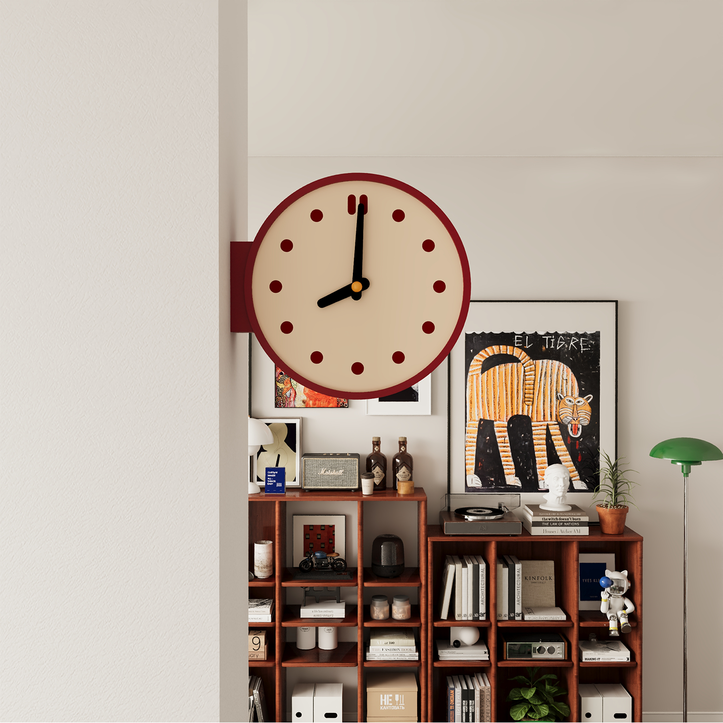 HomeinFun Corner View Double-Sided Clock Review