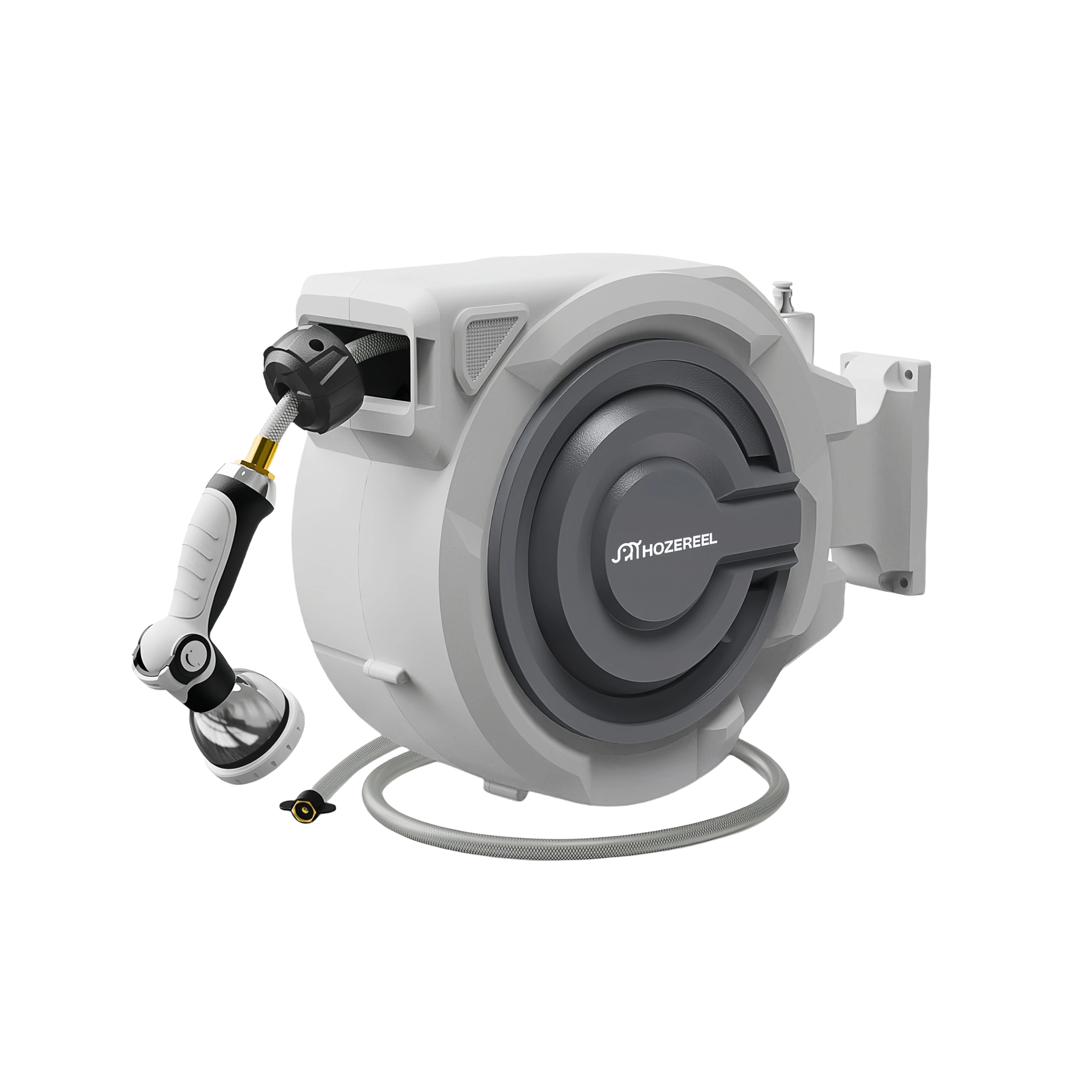 HozeReel Smart Retractable Garden Hose Reel Review: No More Tangled Hoses?