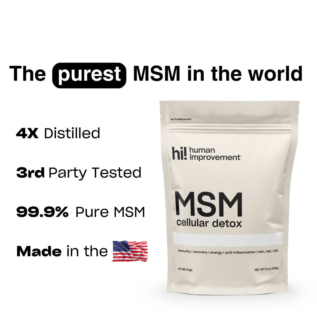 Human Improvement MSM Cellular Detox Crystals Review