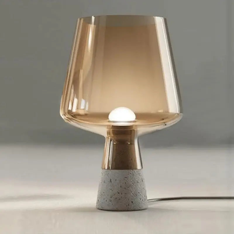 Juglana Modern Floor Lamp Review: Cement Base, Glass Shade, Real Ambiance