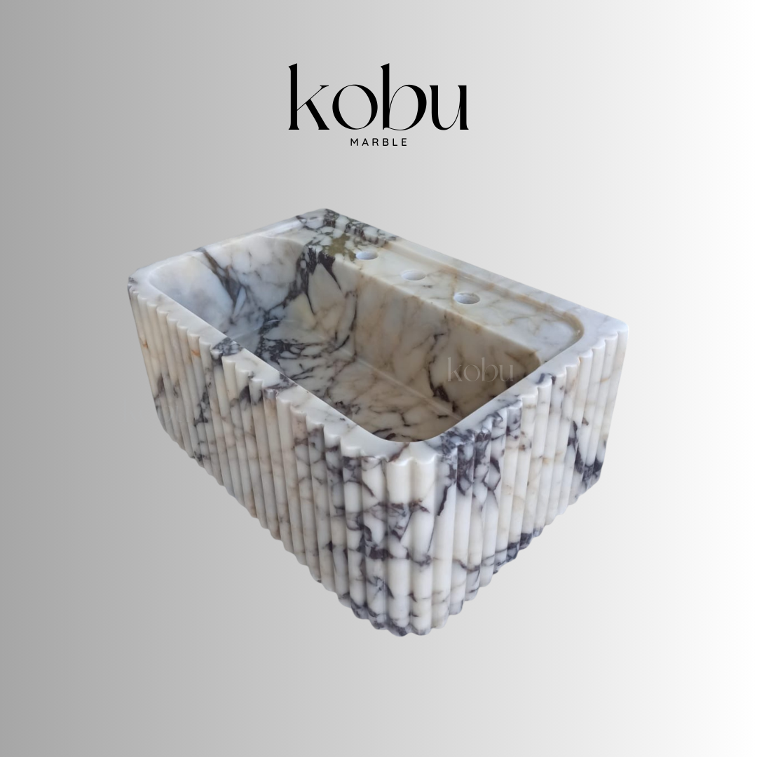 Kobu Marble Calacatta Viola Fluted Sink Review