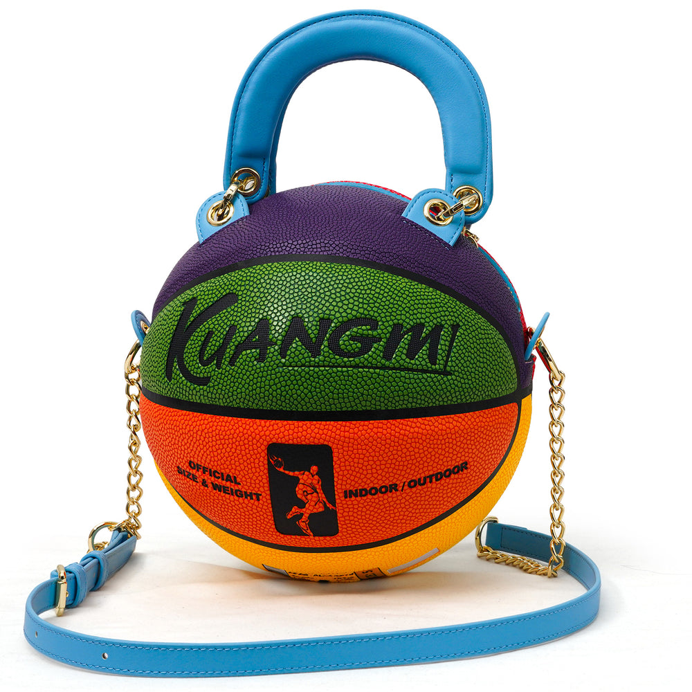 Kuangmi Basketball Crossbody Bag Review: Color Block Style Meets Function