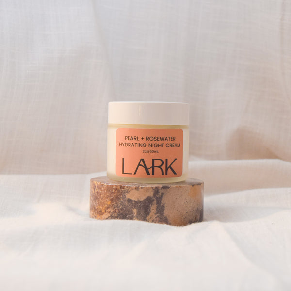 LARK Skin Co. Pearl + Rosewater Hydrating Night Cream Review