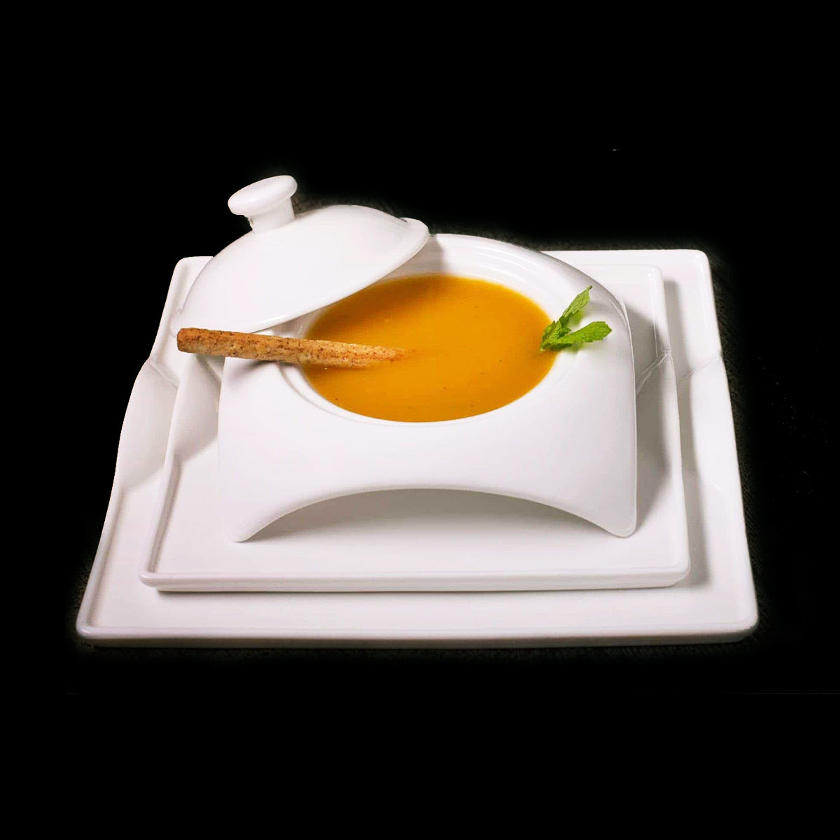 Little White Dish Square Dinnerware Set Review: 20-Piece Porcelain Set