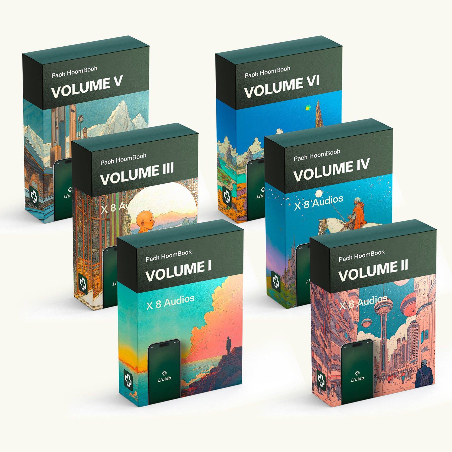 Livlab HoomBook Volume 1-6 Audio Pack Review: A French Sleep Aid Bundle