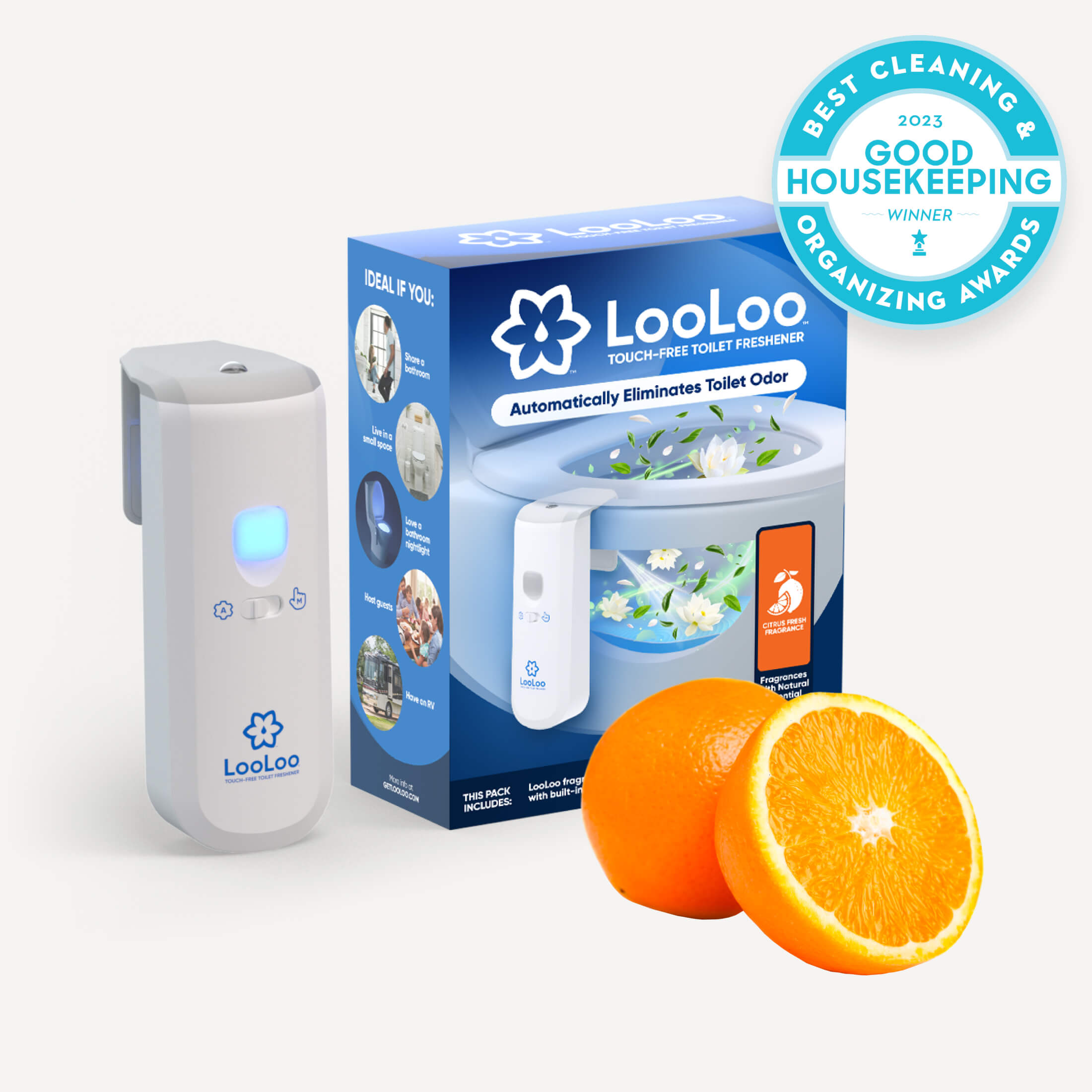 LooLoo 3.0 Touch-Free Toilet Freshener Review: An Automatic Odor-Blocking Bathroom Bundle