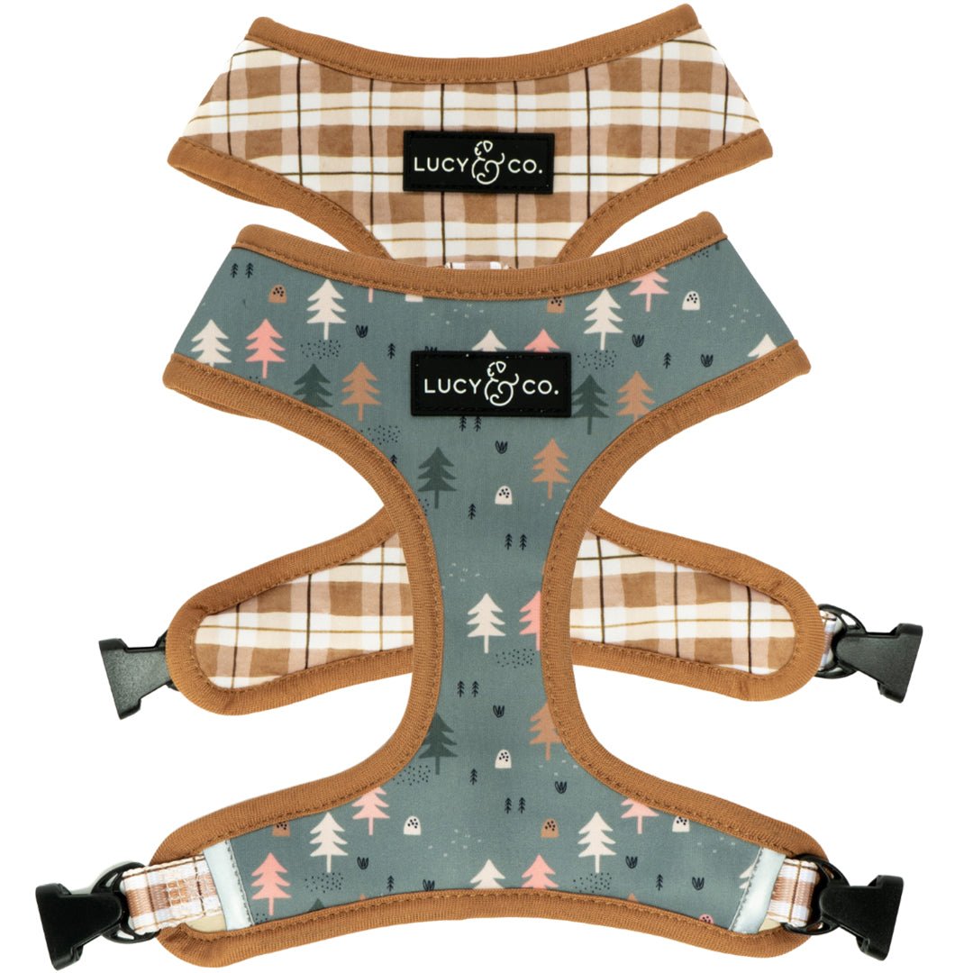 Lucy & Co. Take a Hike Reversible Harness Review: Two Prints, One Dog Harness