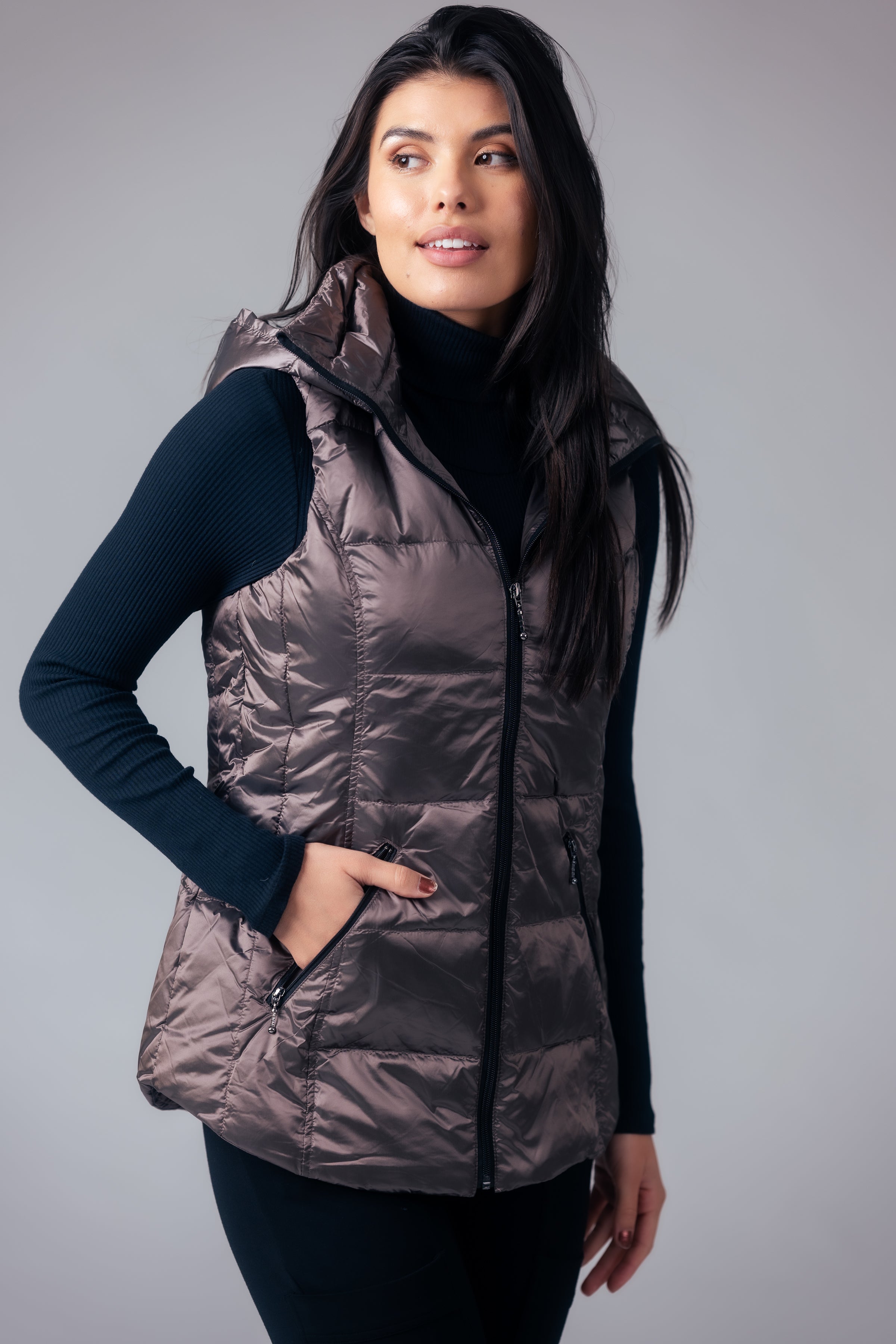 MyAnorak Short Metallic Down Vest Review: The Perfect Layer to a Signature Jacket