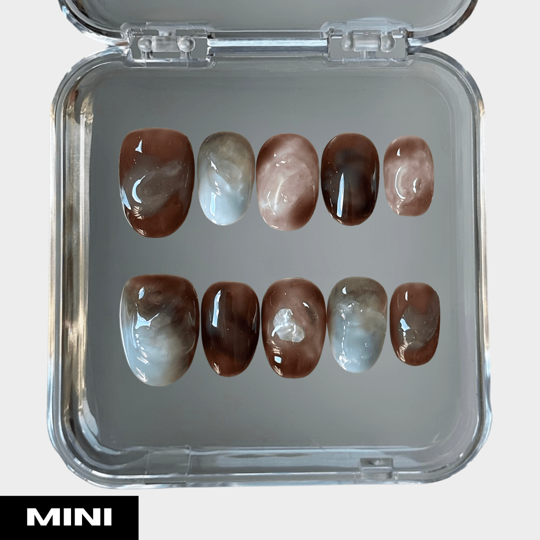 Nailevated "Down to Earth" Press-On Nails Review: Earthy Tones for a Salon Look at Home