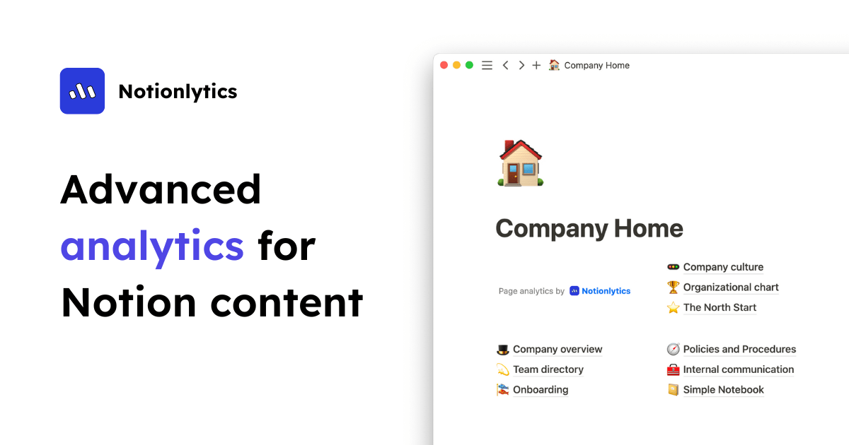 Notionlytics Review 2026: I Tested Analytics for Notion (Features & Pricing)
