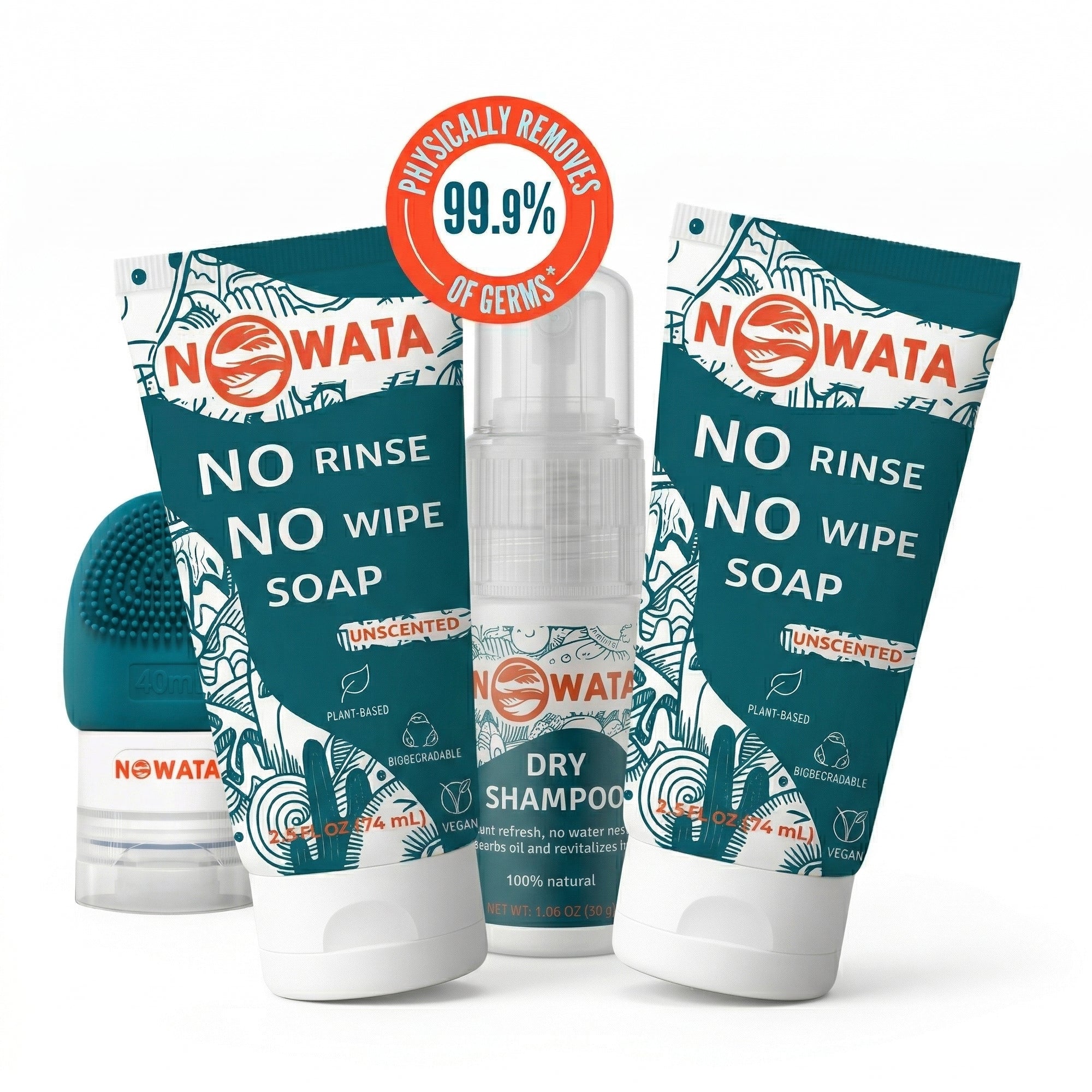 NOWATA Super Saver Bundle Review: Is This Waterless Soap & Shampoo Kit Worth It?