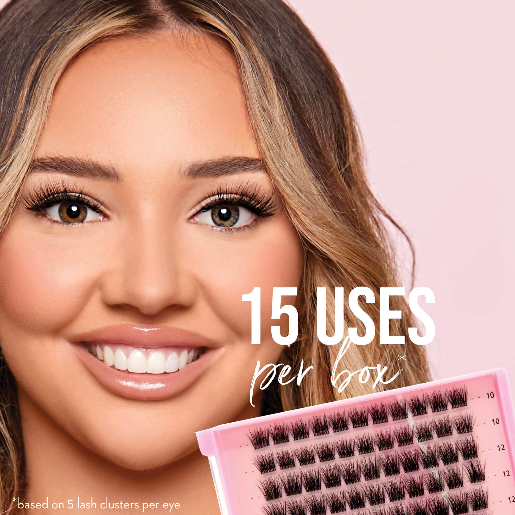 OneV Salon Luxe 3D Flawless Glam Volume 154 DIY Cluster Lashes Kit Review