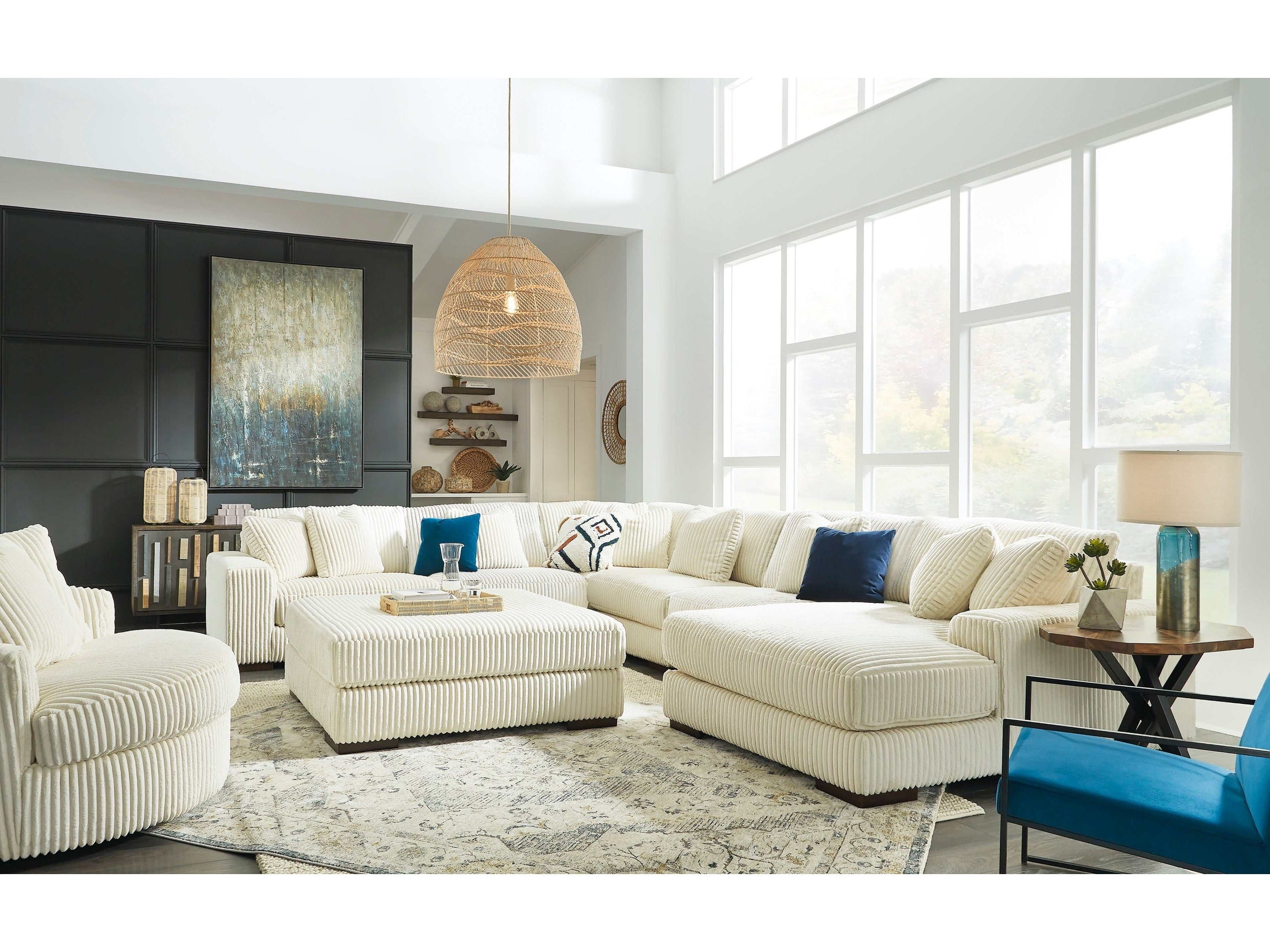Ornate Home Lindyn Ivory Modular Sectional Review: Ashley Furniture Comfort at 54% Off