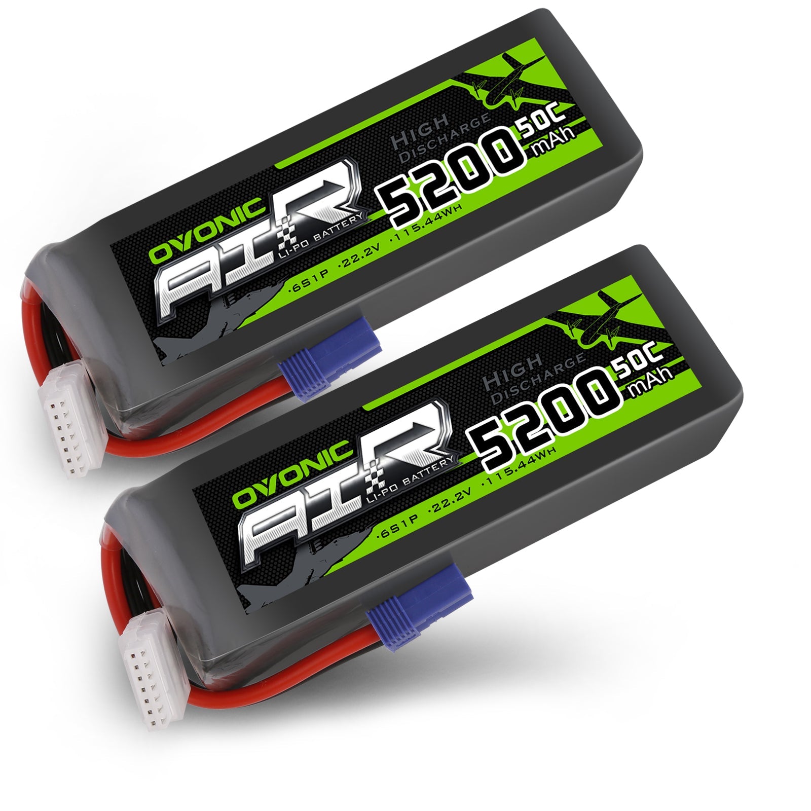 Ovonic 2x 6S 5200mAh LiPo Battery Pack Review: High-Power RC Batteries
