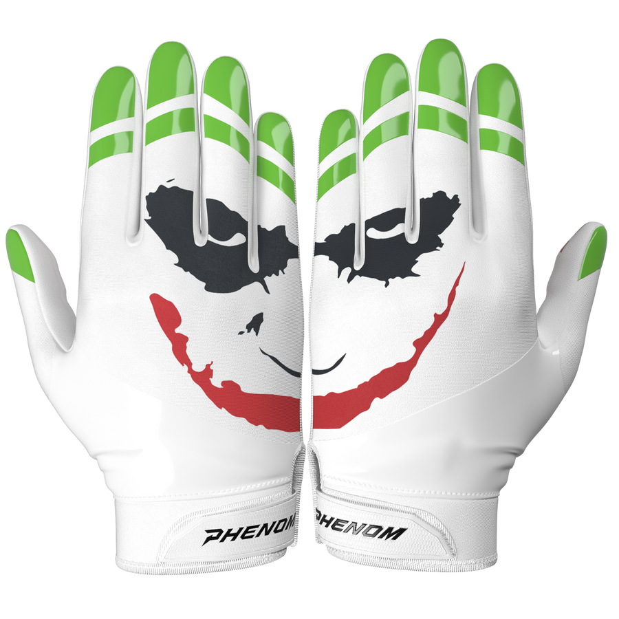 Phenom Elite The Joker Football Gloves (VPS3) Review 2026: DC Comics Vapor-Stick Grip Gloves
