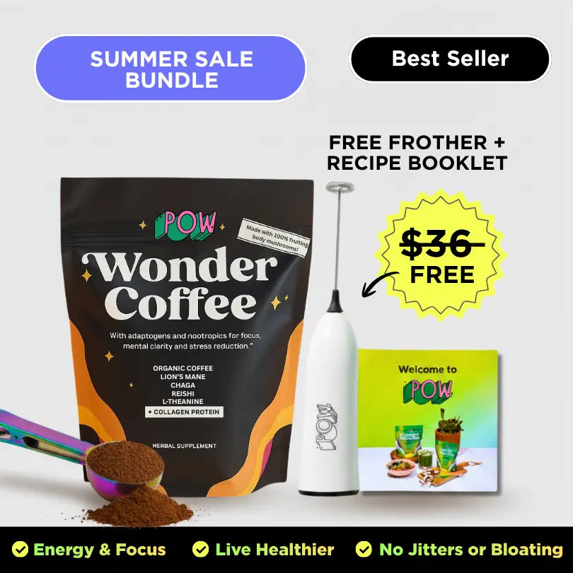 POW Wonder Coffee Starter Pack Review: Mushroom Coffee With Lion's Mane, Reishi & Chaga