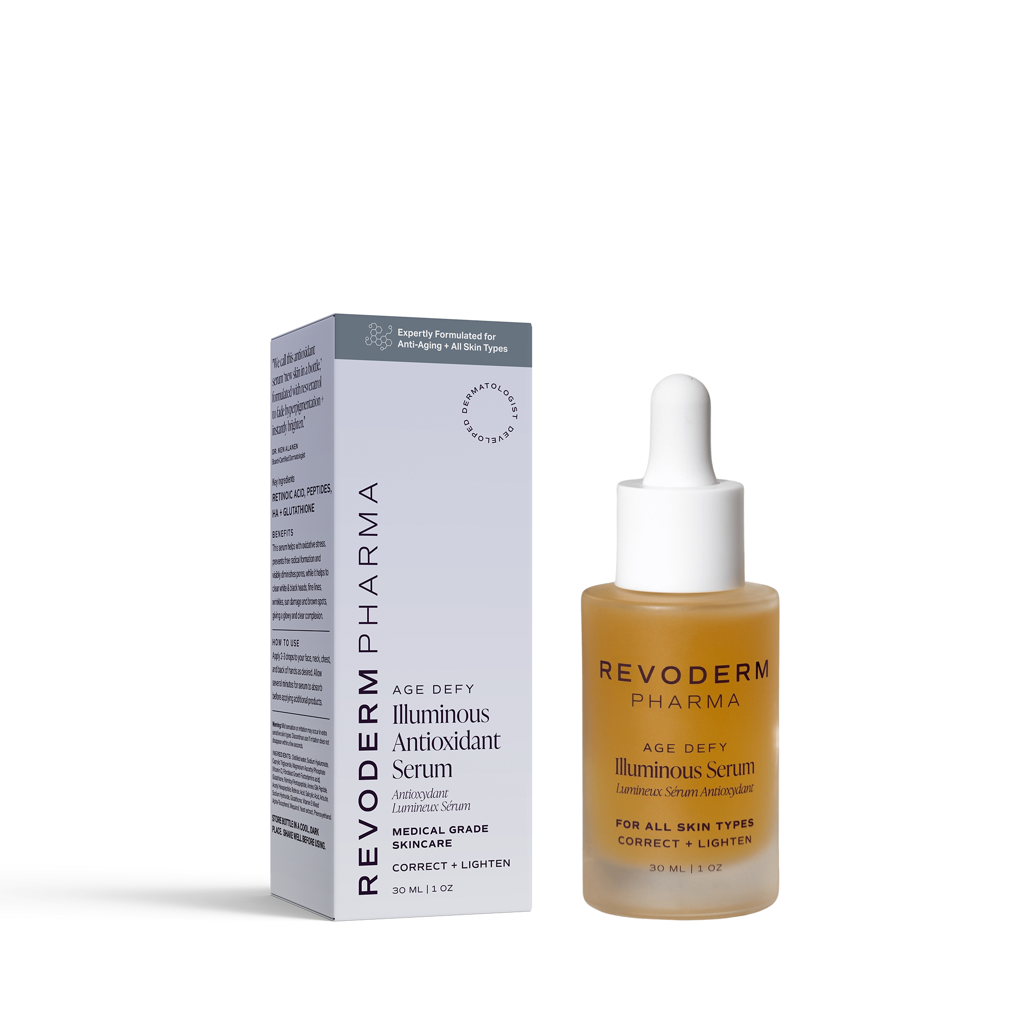 Revoderm Illuminous Antioxidant Serum Review: Retinol, Peptides & Vitamin C