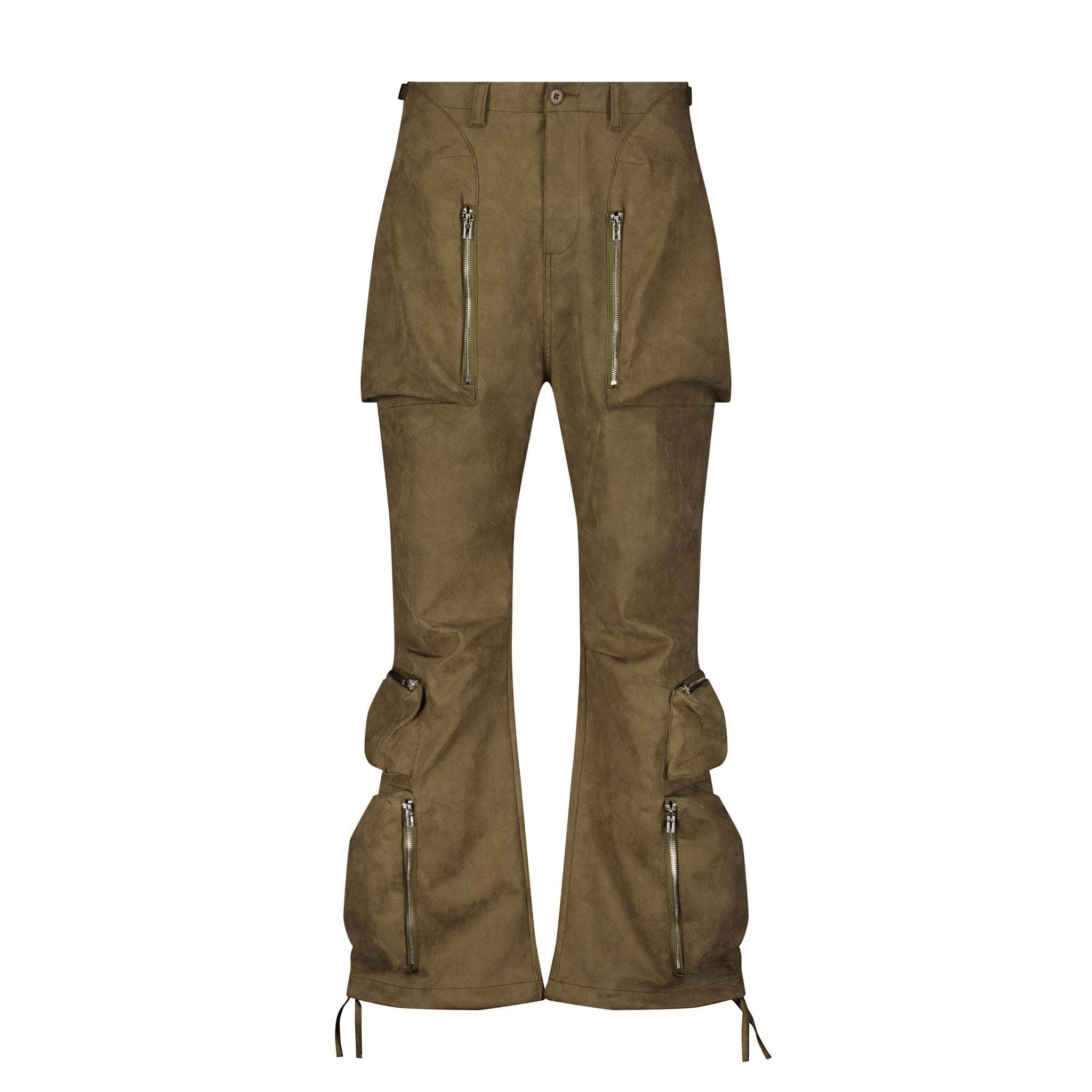 Saint Perry Baggy Cargo Pants (Khaki) Review: Maximalist Cargos in Soft Suede-Cotton